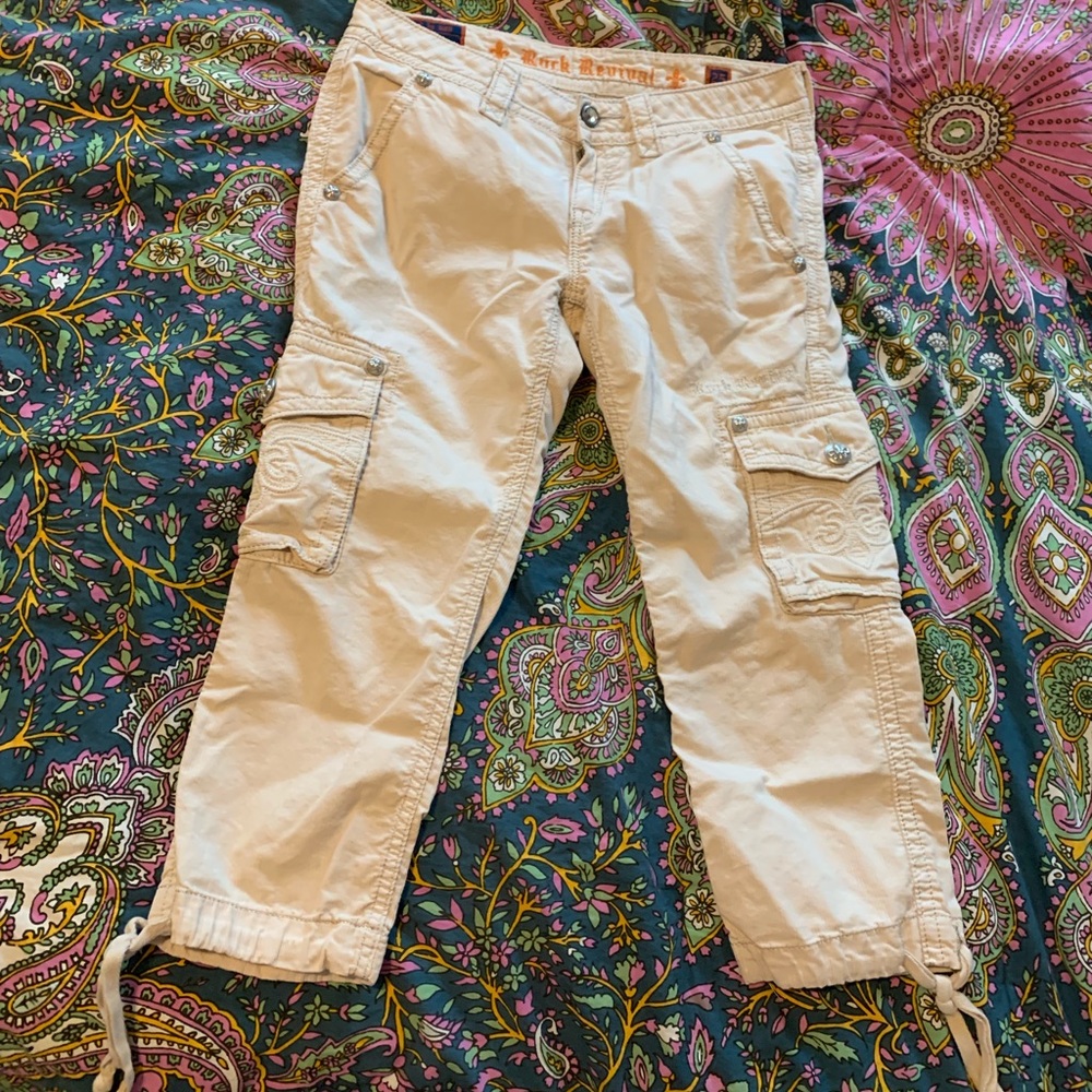 Rock revival cropped pants size 25